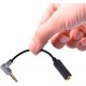 Comica Audio CVM-SPX 3.5mm TRS Female to 3.5mm TRRS Male Cable Adapter for Smartphones